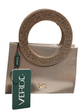 Borsa gioiello dorata VERDEFASCHION